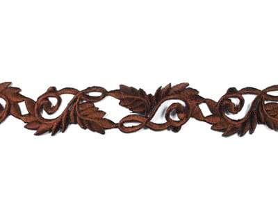 Embroidered Scroll Trim