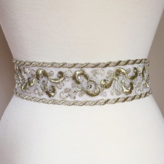 Hephsie Embroidered Beaded Band