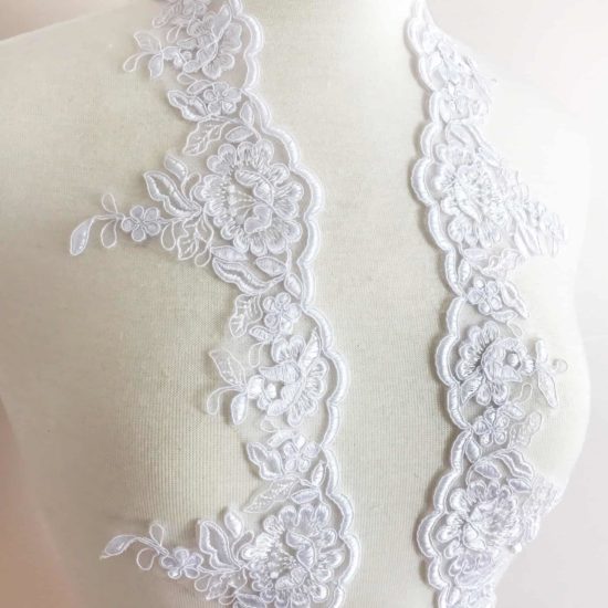 Valerie Re-Embroidered Lace Trim