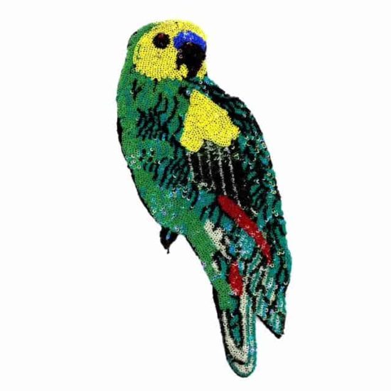 Parrot Sequin Applique (Stitch or Glue)