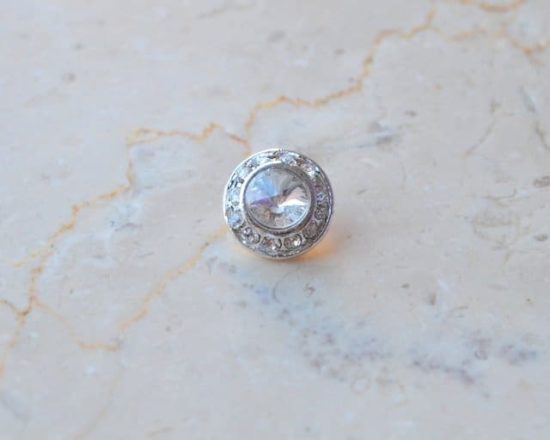 Small Elegant Rhinestone Button