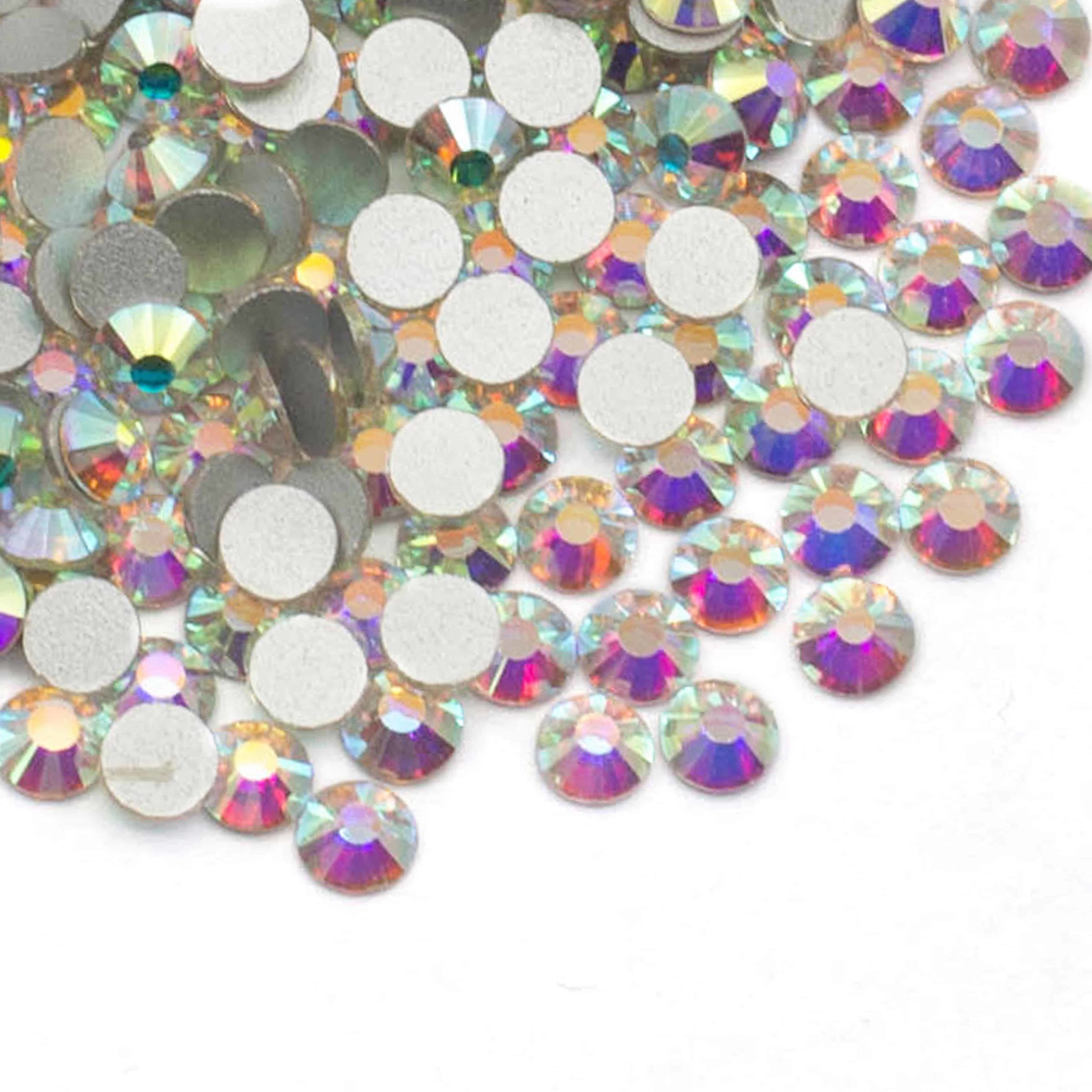 SS6 1440PCS Non Hot Fix Crystal, Flat Back Clear AB Rhinestones for Na –  Rosebeading Official
